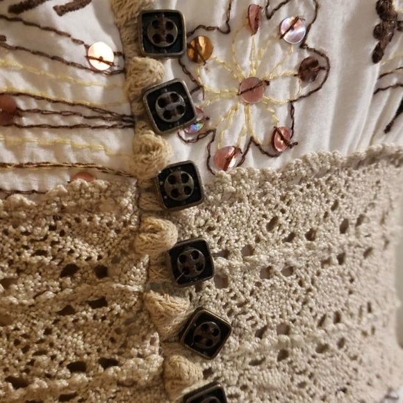 Elegant Floral Spaghetti Strap Dress XL - Picture 6 of 6